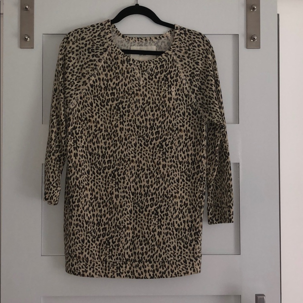 OBEY Cheetah print light sweatshirt